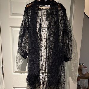 NWT KATE HEWKO TULLE OVERSIZED DUSTER ONE OF A KIND